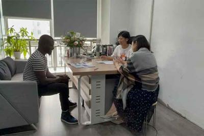 利比亞客戶驗工廠